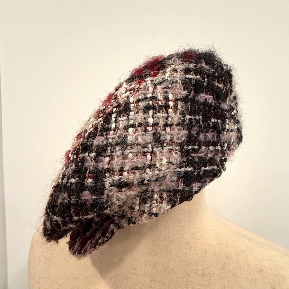 Burberry Tweed Newsboy hat